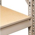 Tennsco Tennsco Extra Shelf Level for Bulk Storage Rack - 72"W x 48"D - Wood Deck - Sand BU-7248P-SND